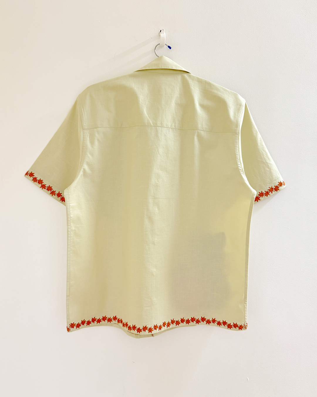 "Pumpkin Paws" embroidered shirt