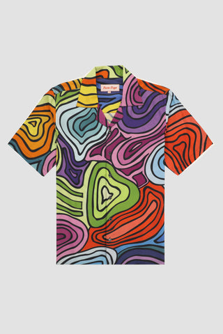 Multicolor abstract shirt