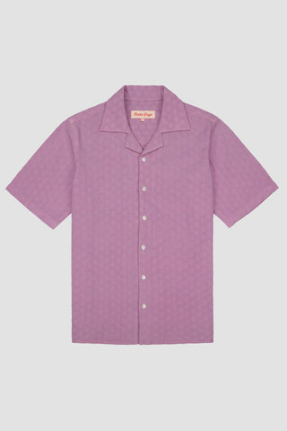 Lavender schiffli shirt