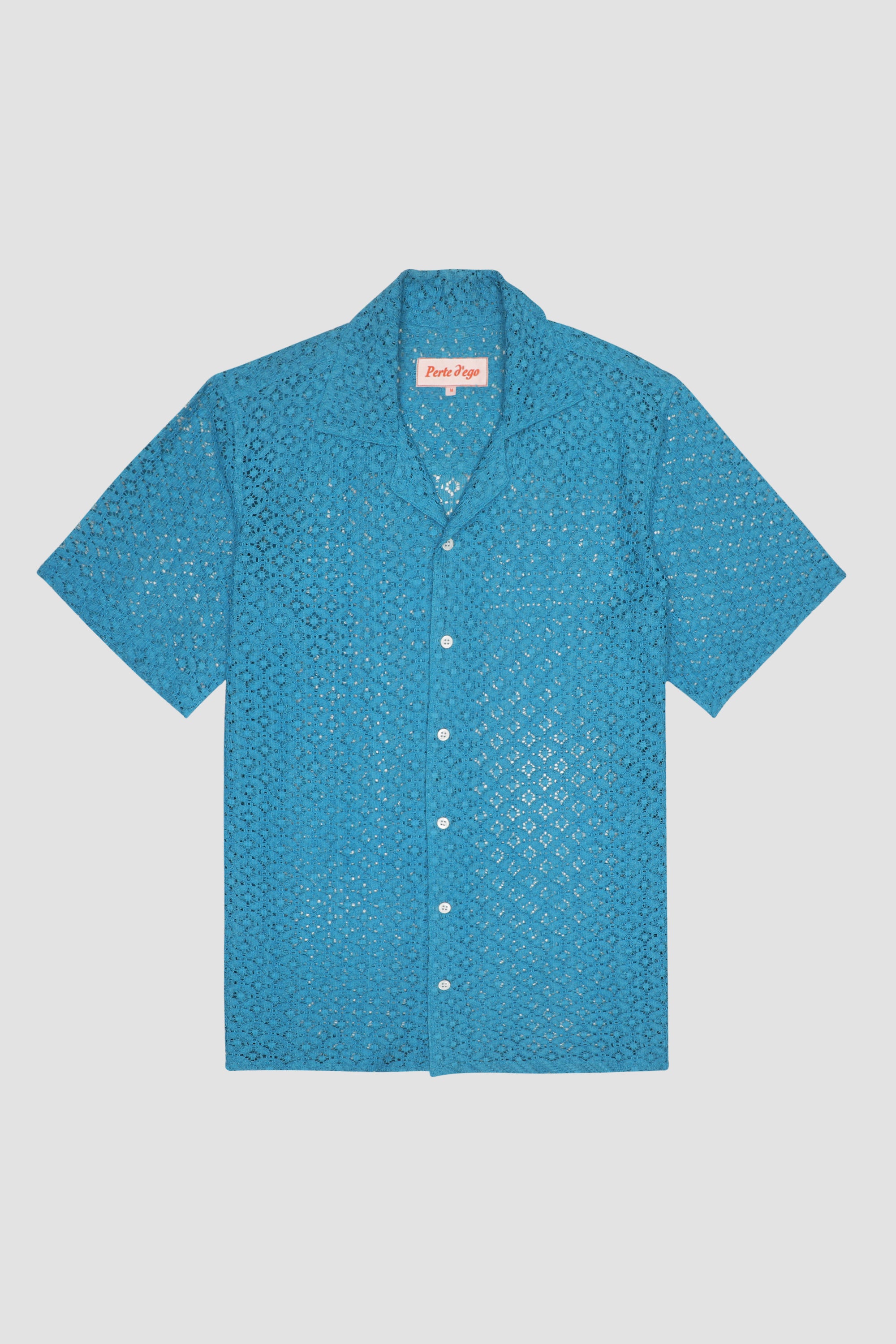 Sky blue lace shirt