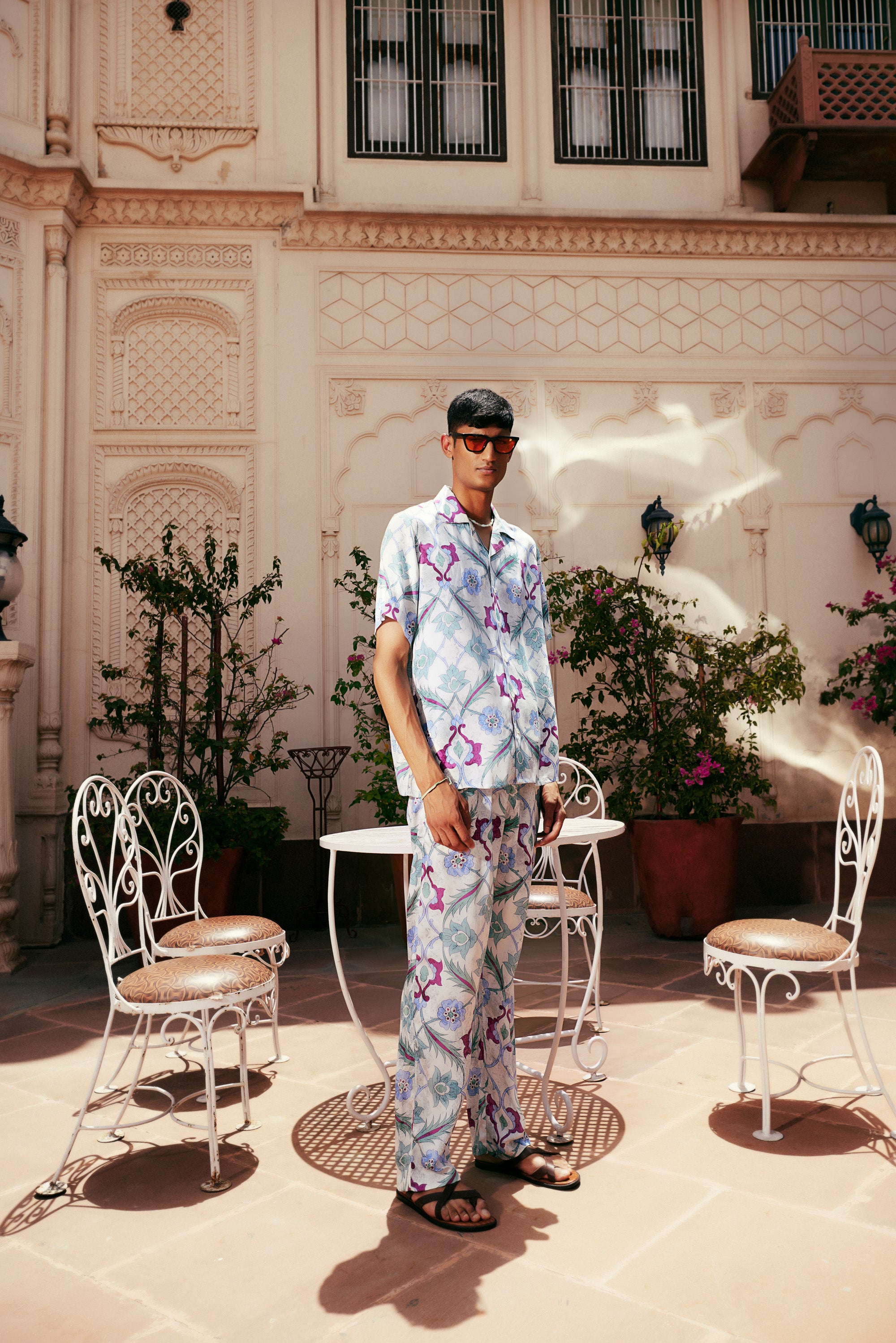 Moroccan tiles lounge pants