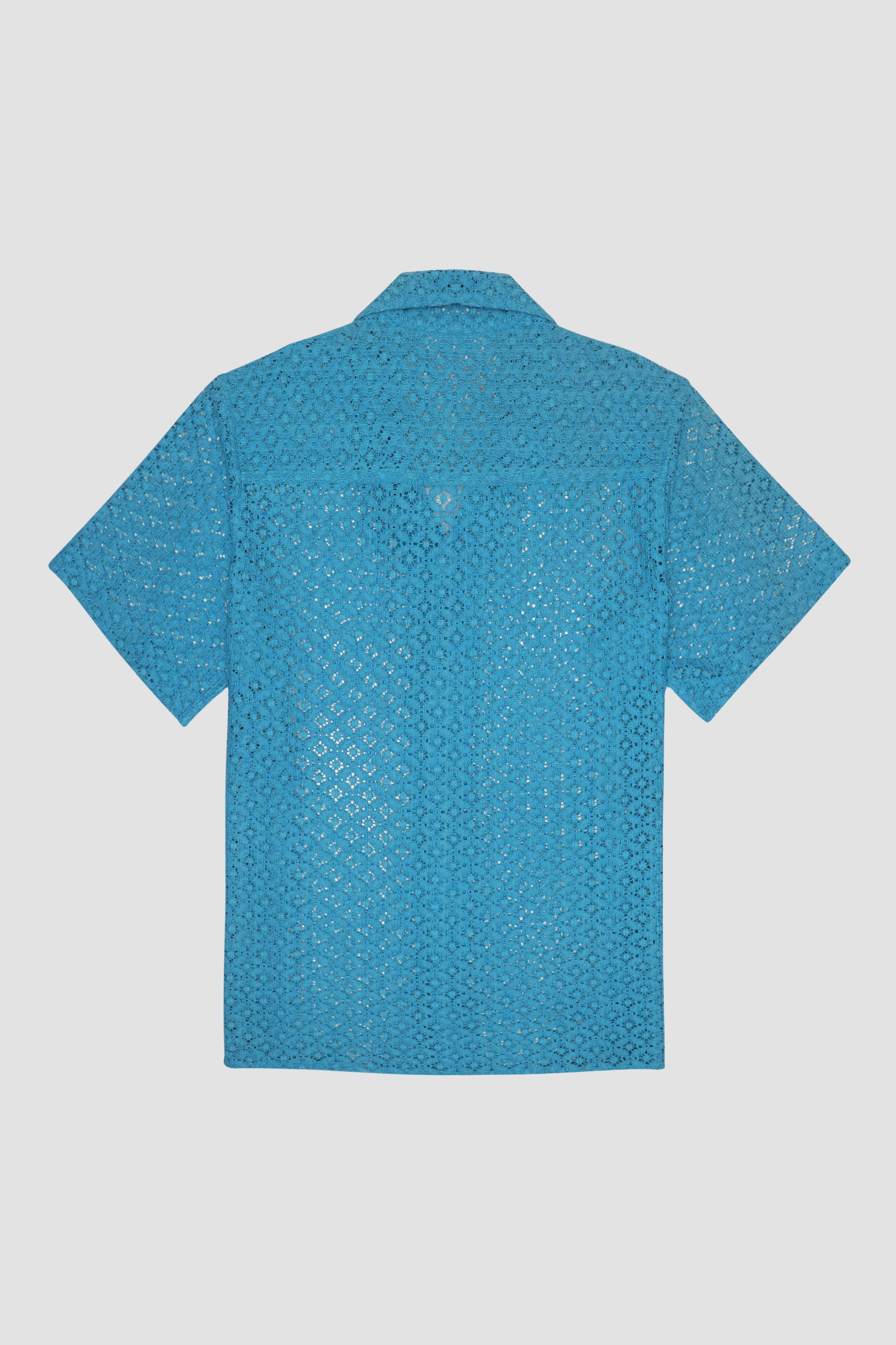 Sky blue lace shirt