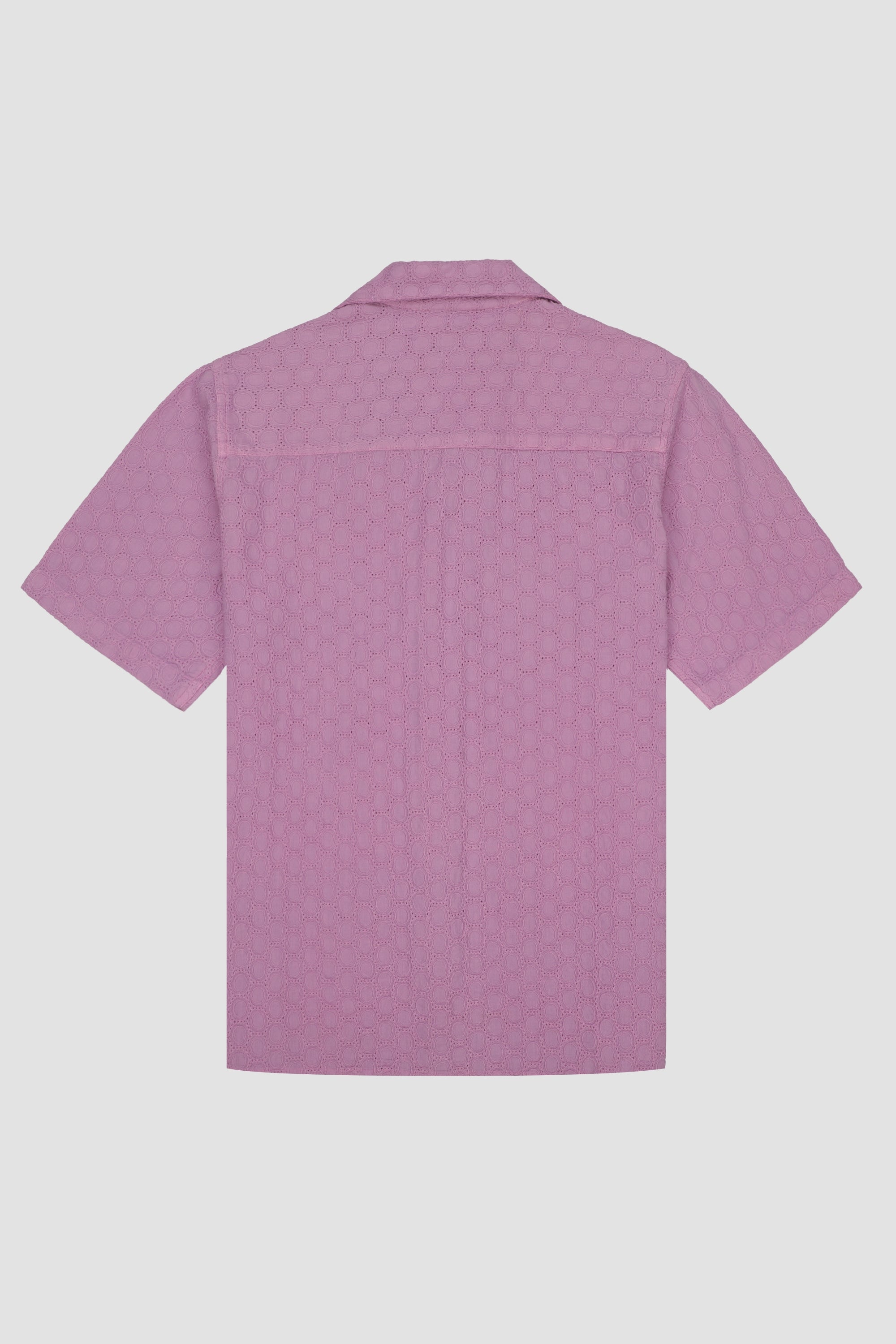 Lavender schiffli shirt