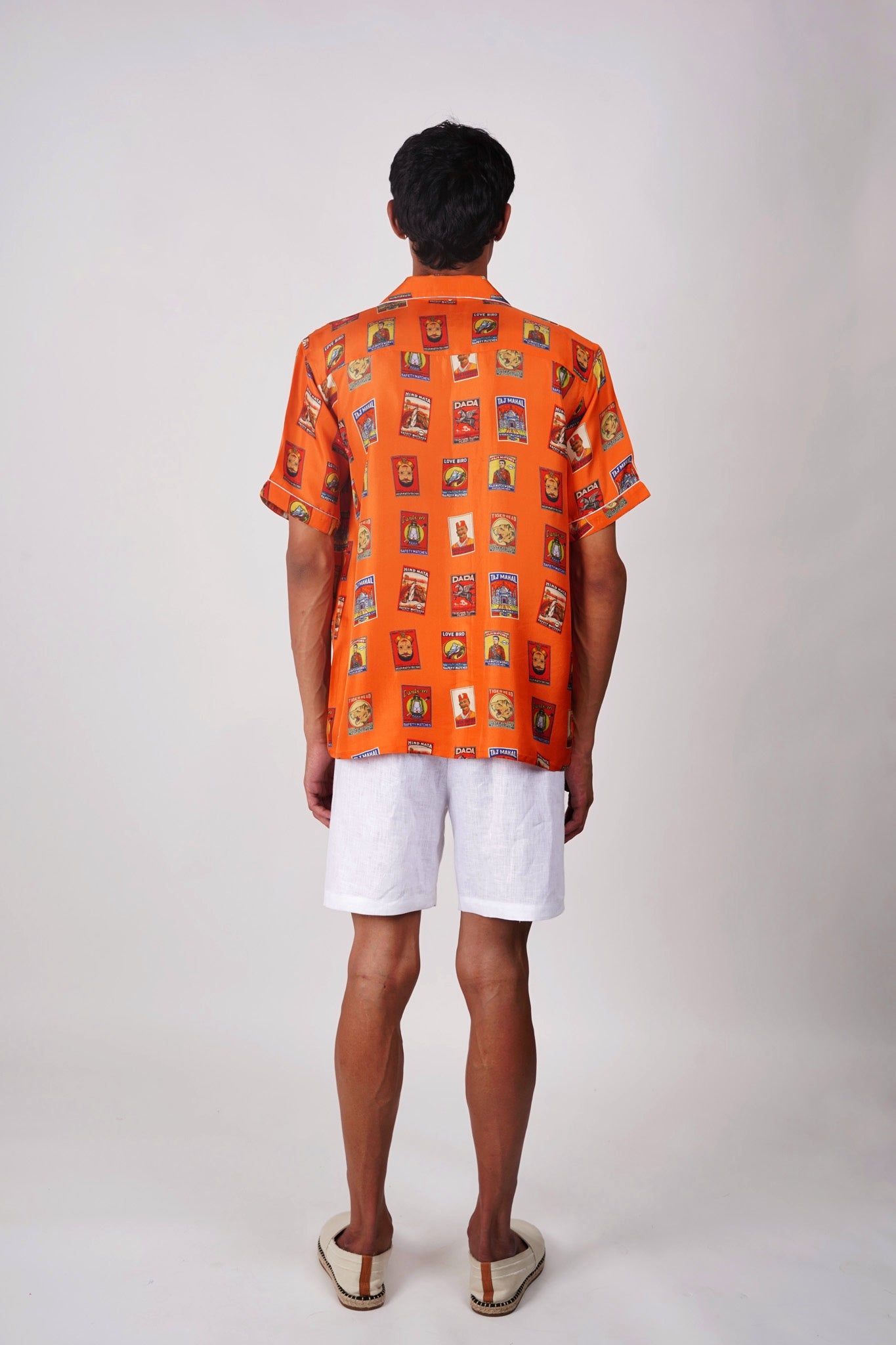 Silk matchbox shirt