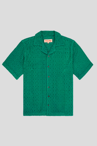 "The Green Emerald" lace shirt
