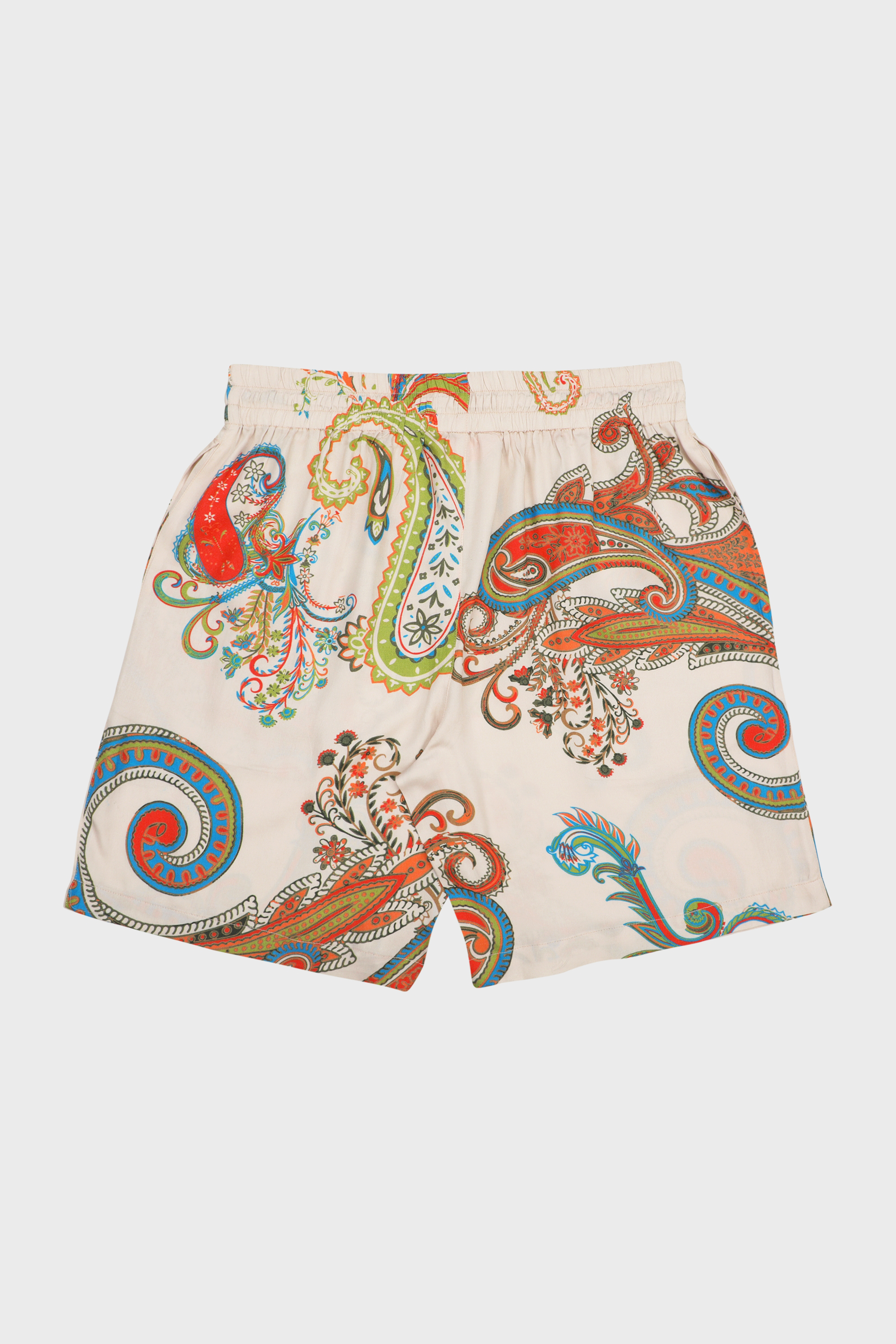 Multicolor paisley shorts