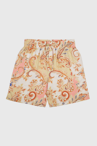 Royal paisley shorts