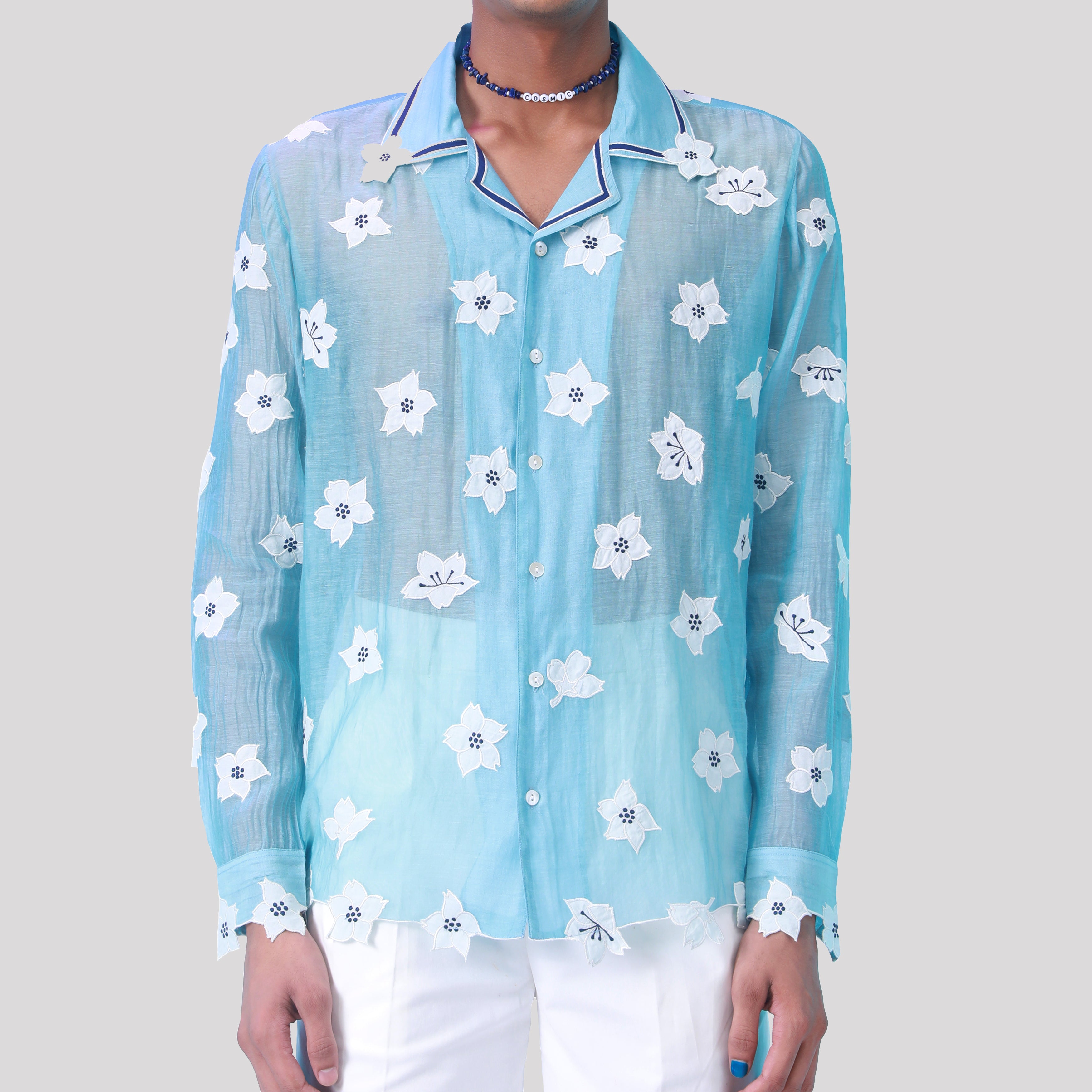 Frozen Garden Appliqué shirt – PERTE D'EGO