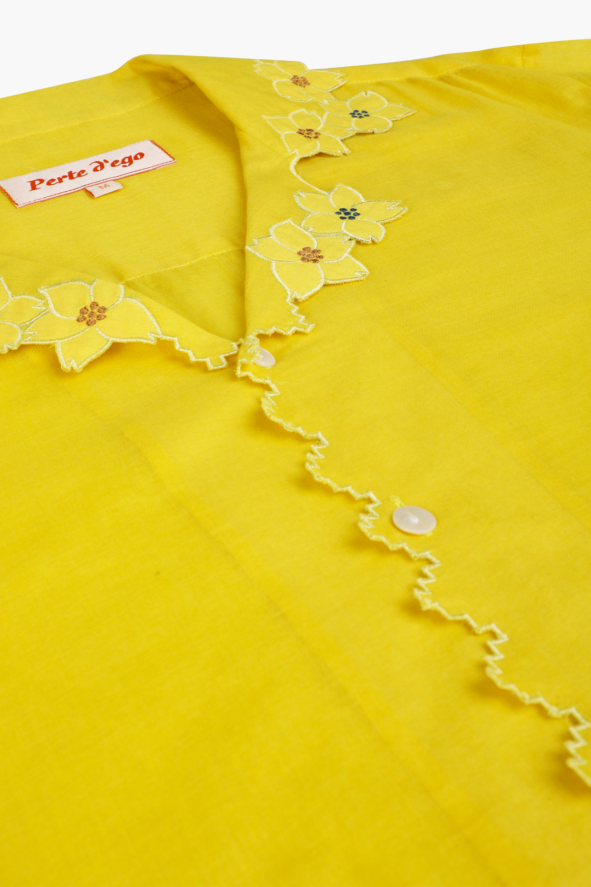 "Le Citron" Cutwork shirt