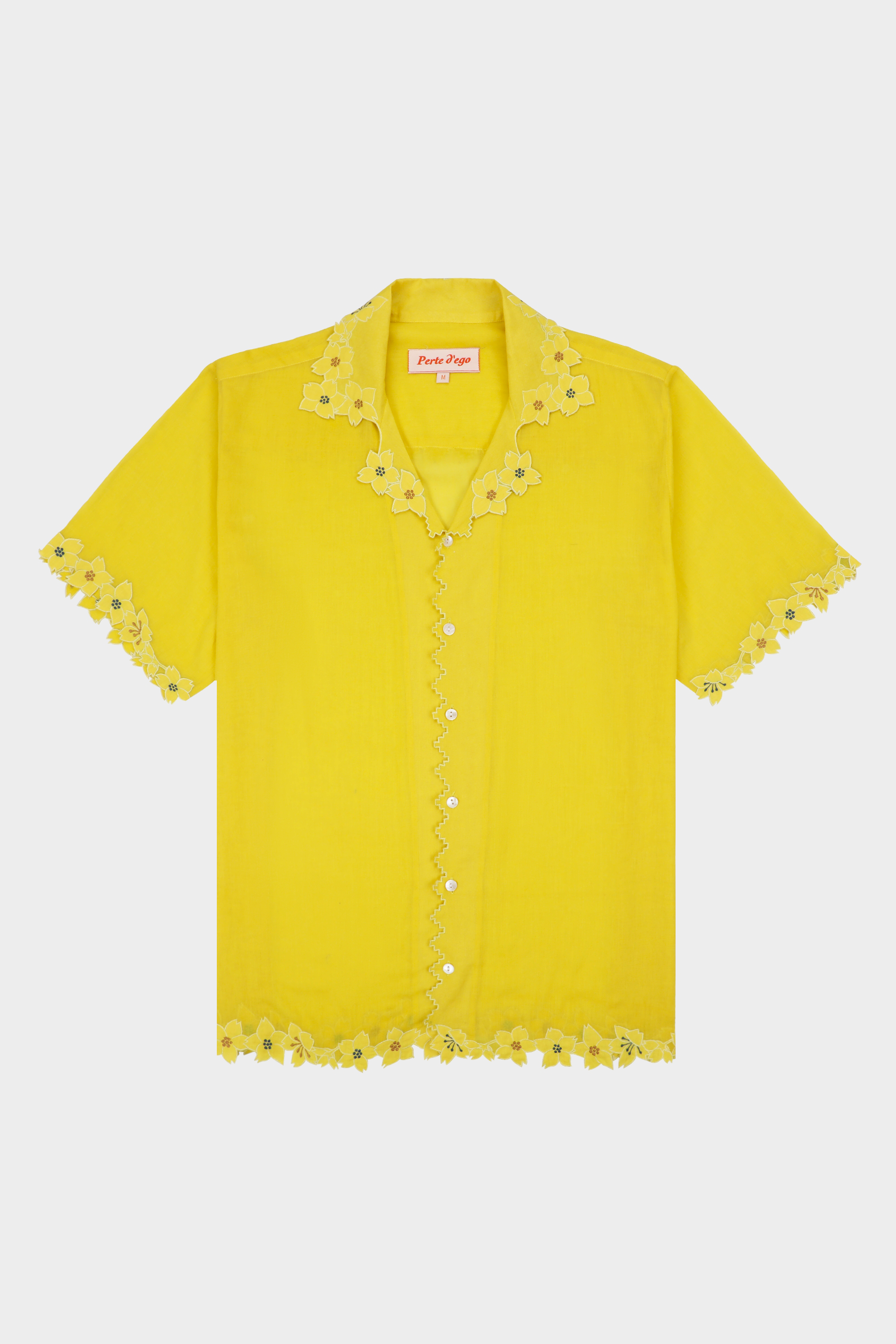 "Le Citron" Cutwork shirt