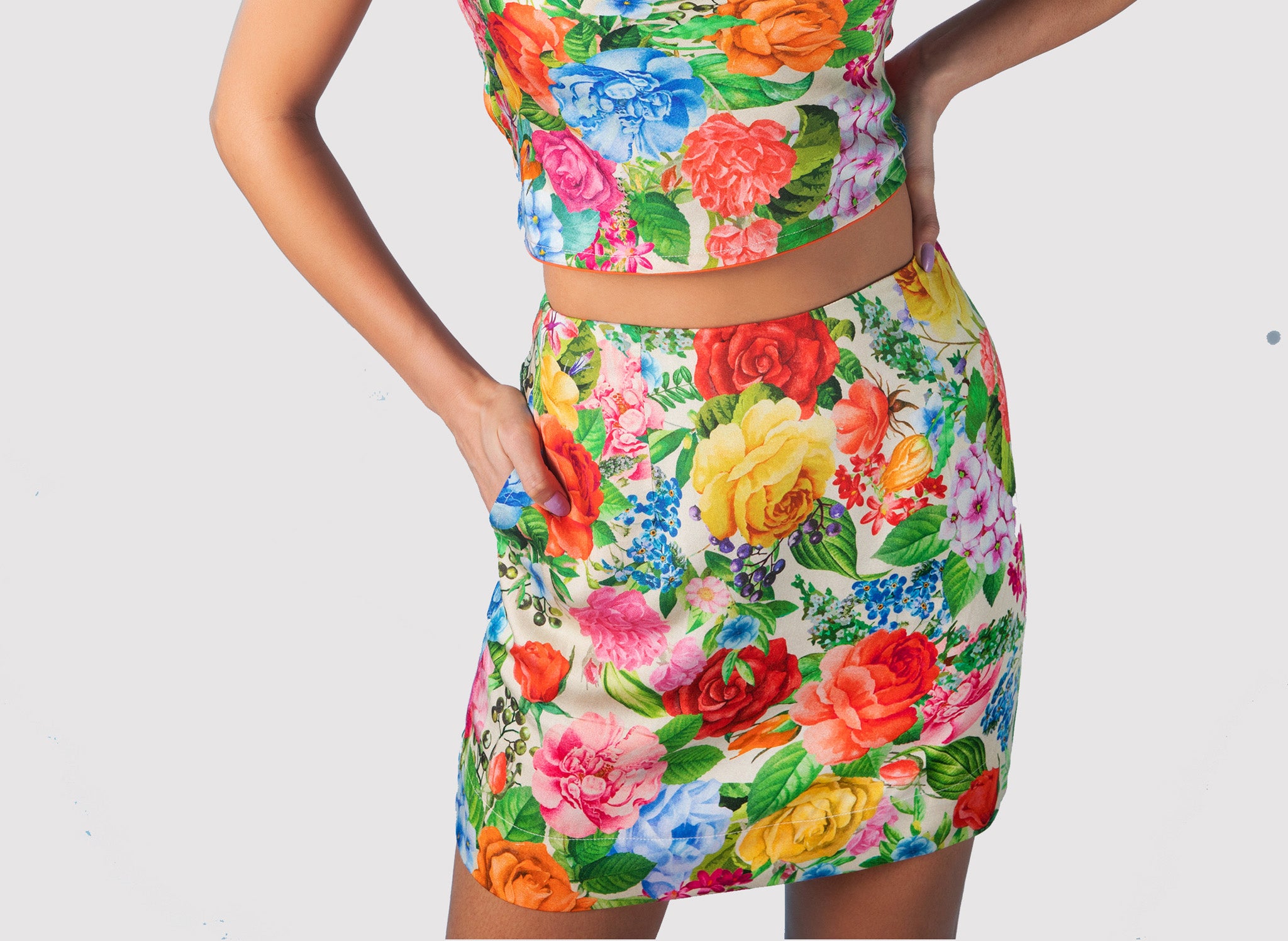 "Marguerite" short skirt