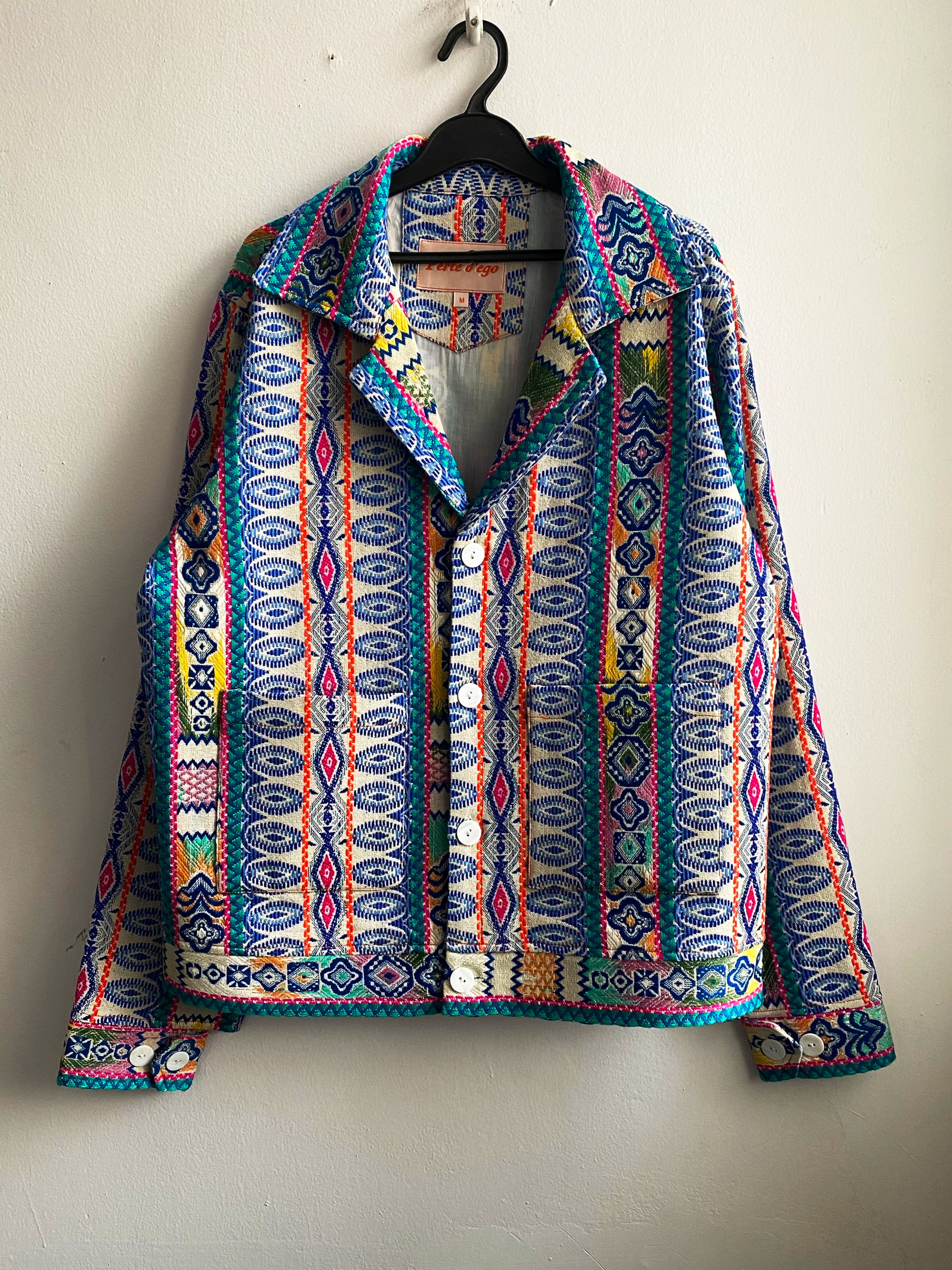 Havana jacquard jacket