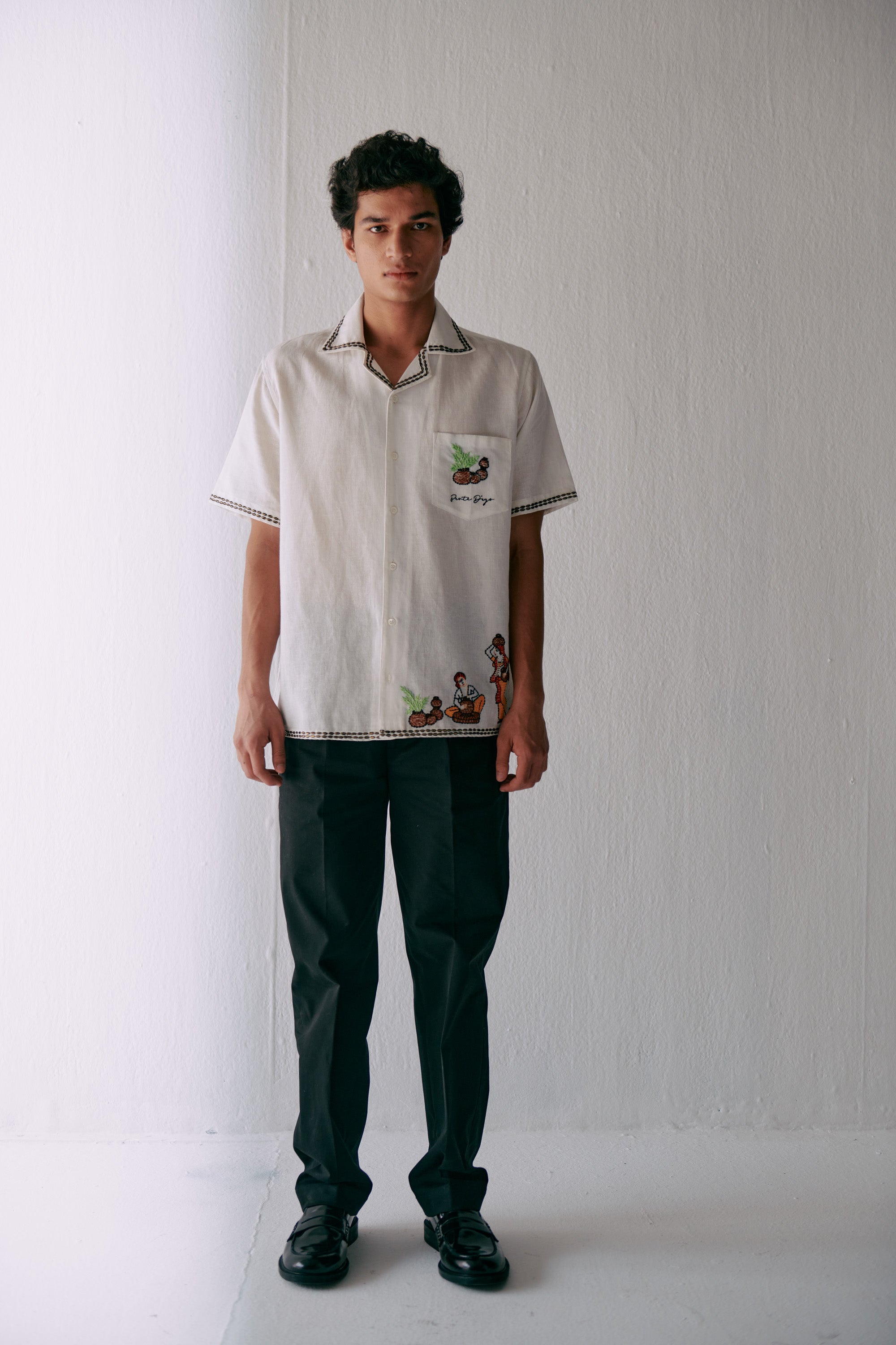 "Le village" shirt