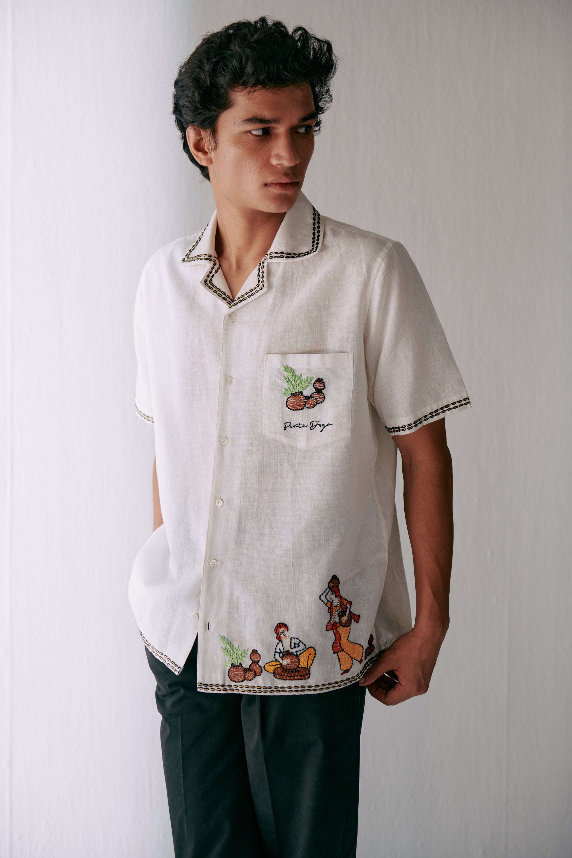 "Le village" shirt