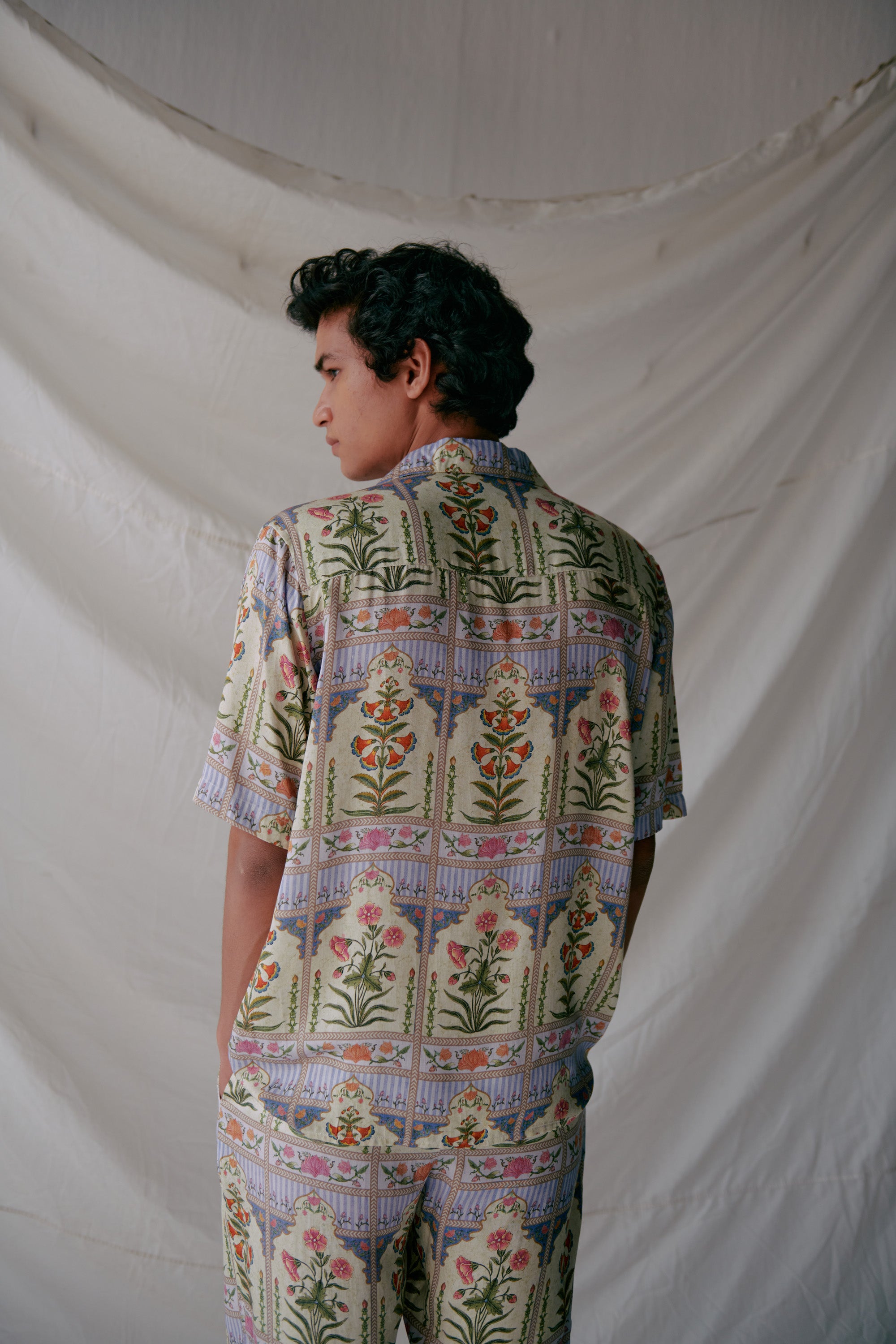 Royal floral Half sleeves shirt