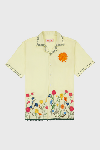 "Summer fields" appliquè shirt